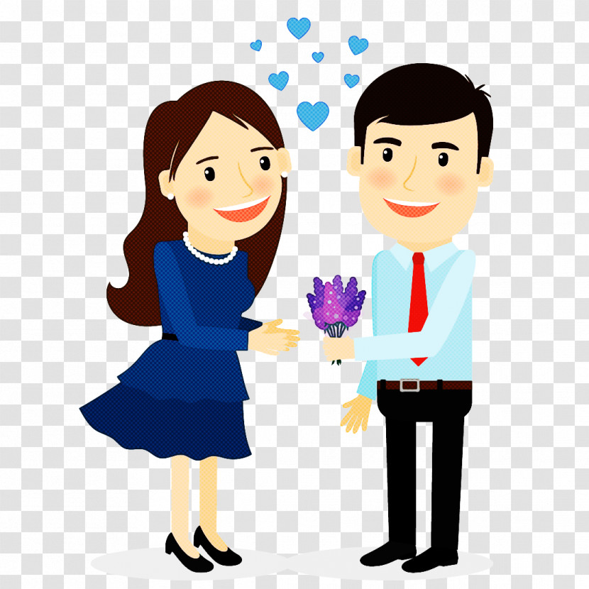 Cartoon Interaction Gesture Sharing Happy Transparent PNG