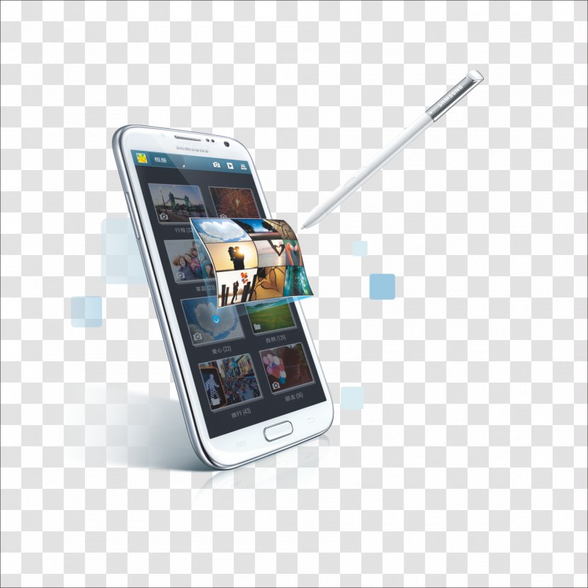 Samsung Galaxy Note II Android Lollipop Phablet - Smartphone Transparent PNG