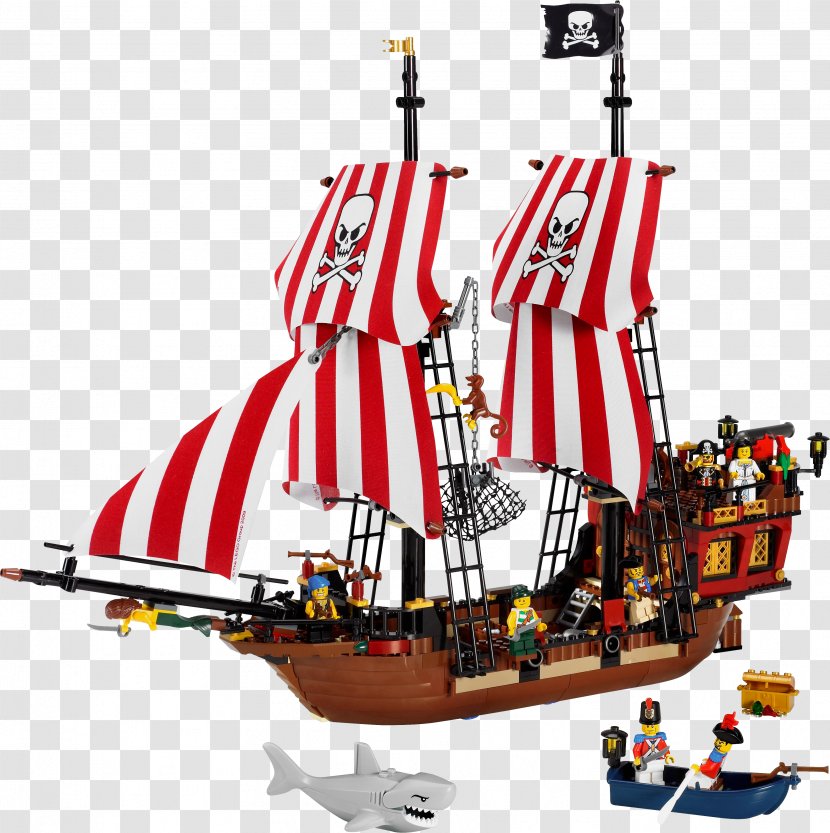 Lego Pirates Of The Caribbean Toy Block - Carrack - Shipping Transparent PNG