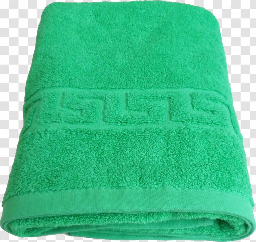 Towel Terrycloth Green Drawing - Textile Transparent PNG