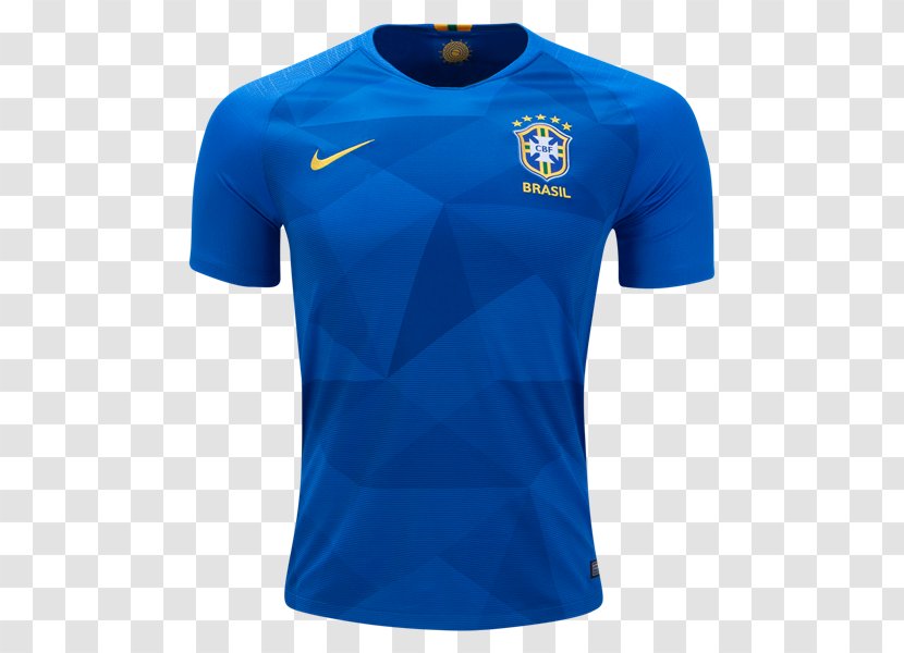 2018 FIFA World Cup Brazil National Football Team Jersey Shirt - Active Transparent PNG
