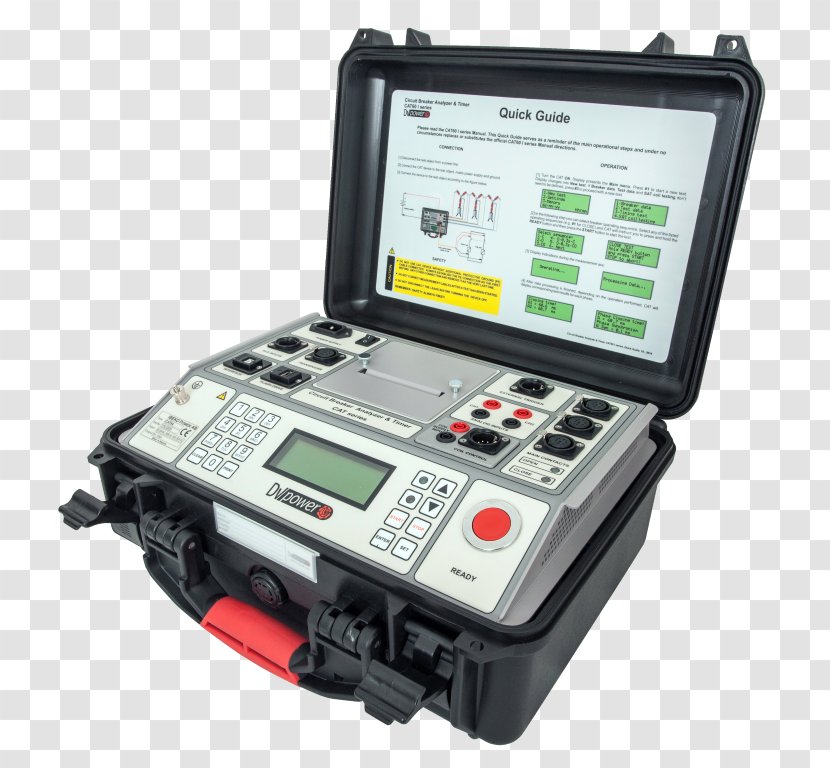 Circuit Breaker Electronic Component Analyser Electronics Electrical Network - Test Equipment - High Voltage Transparent PNG
