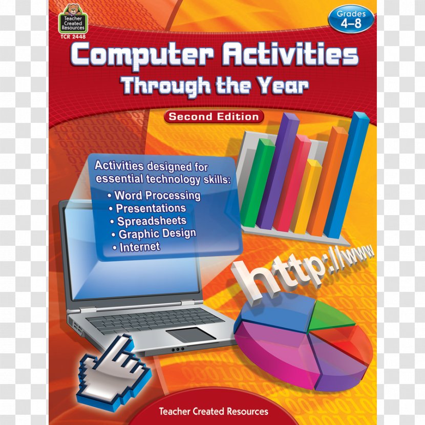 More Computer Activities Through The Year Software - Book - Teacher Transparent PNG