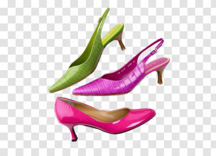 High-heeled Footwear Sandal Shoe - Color - Colored High Heels Transparent PNG