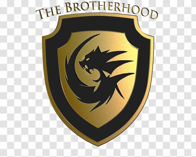 Gray Wolf Logo Emblem Crest - Brotherhood Transparent PNG