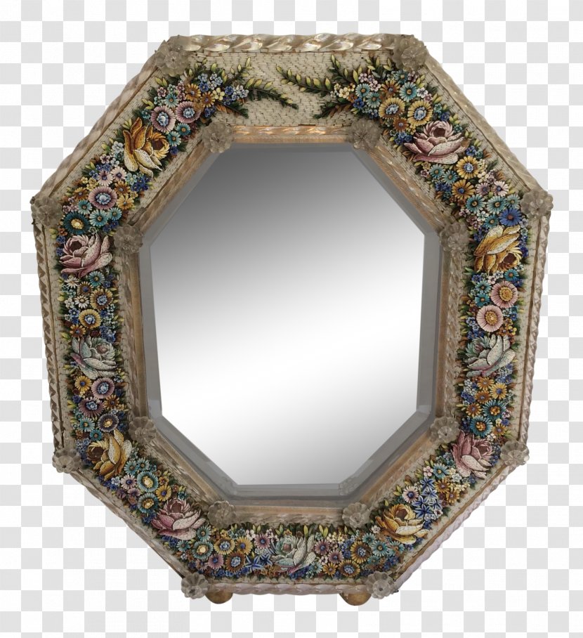 Mirror Venetian Glass Picture Frames Decorative Arts - Mosaic Transparent PNG