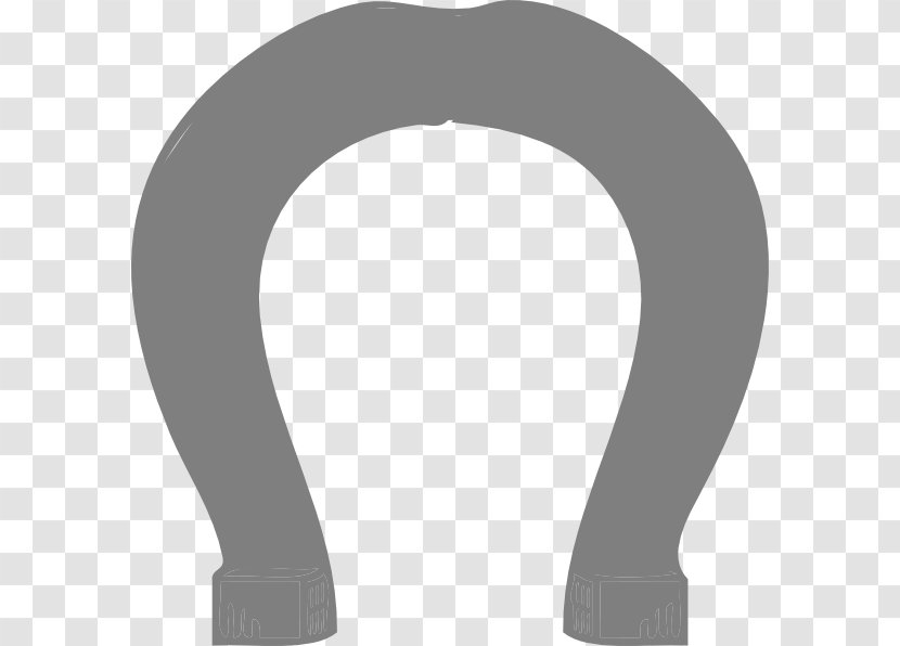 White Circle Angle - Neck - Horseshoe Template Transparent PNG