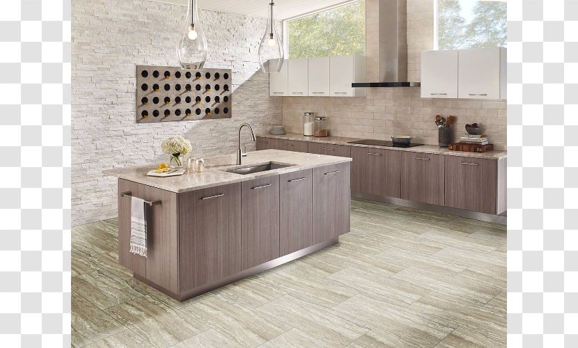 Kitchen Tile Ceramic Countertop Flooring - Floor Transparent PNG