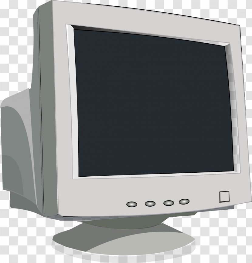 Dell Laptop Computer Monitors Cathode Ray Tube Clip Art - Flat Panel Display - Monitor Transparent PNG