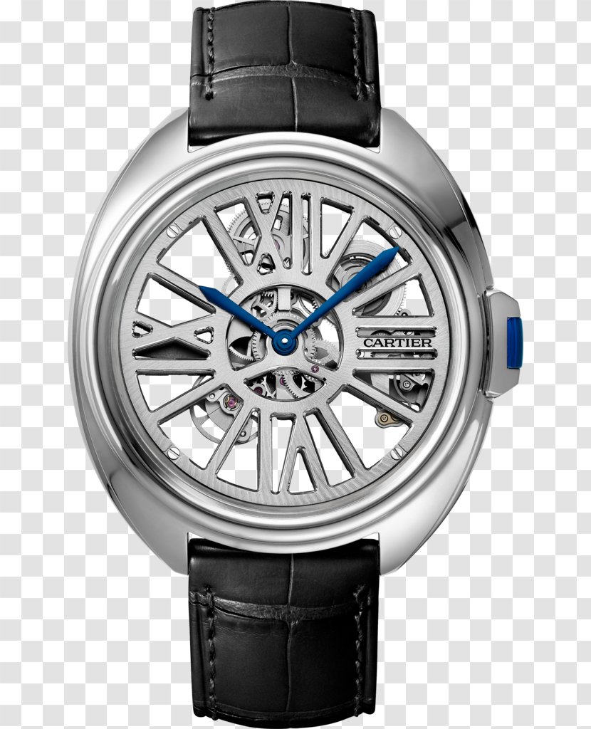 Cartier Tank Automatic Watch Jewellery - Skeleton - Mechanical Watches Transparent PNG