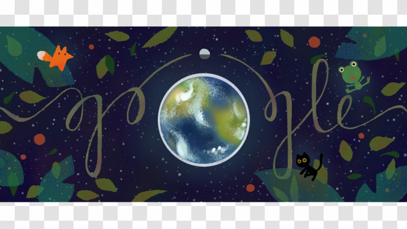Earth Day Google Doodle April 22 I/O - Climate Change Transparent PNG
