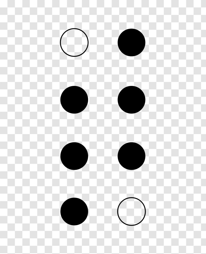 Braille Patterns Wiktionary Pattern Dots-123456 Wikimedia Foundation - White - World Day Transparent PNG