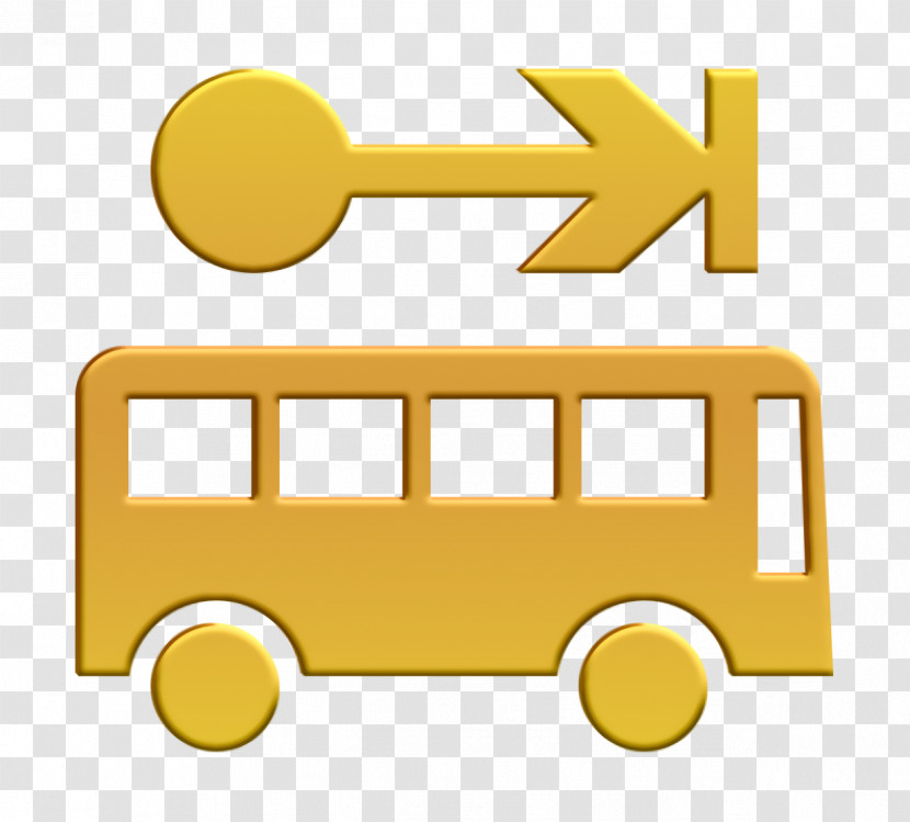 Public Transport Bus Icon Urban Icon Transport Icon Transparent PNG