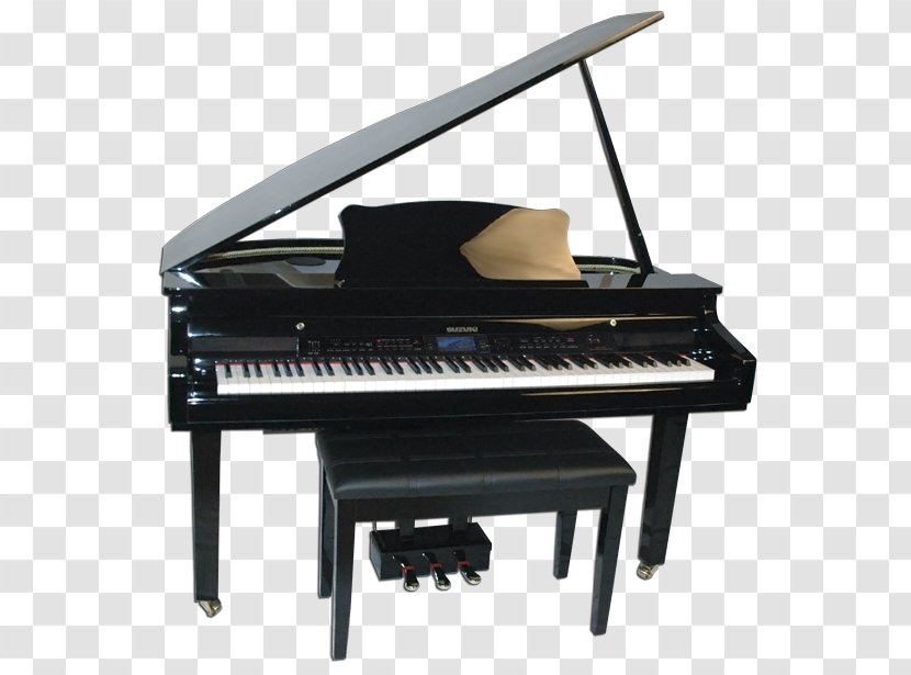 Digital Piano Musical Instruments Clavinova Suzuki MDG-330 - Tree - Grand Transparent PNG