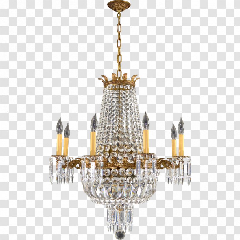 Chandelier Light Fixture Lighting Candelabra - Brass Transparent PNG