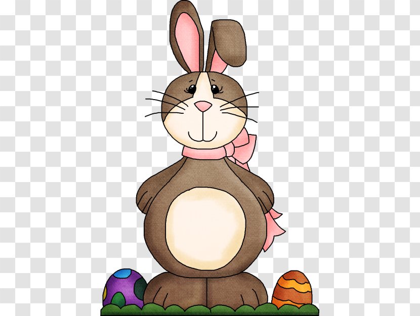 Hare Easter Bunny Domestic Rabbit - Egg Transparent PNG