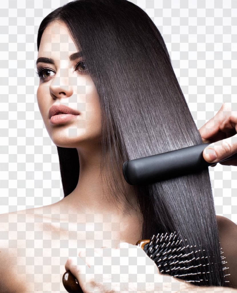 Hair Iron Straightening Beauty Parlour Care - Beautiful Transparent PNG