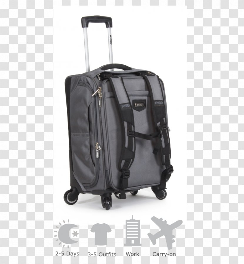 Hand Luggage Baggage Airplane - Suitcase - Bag Transparent PNG