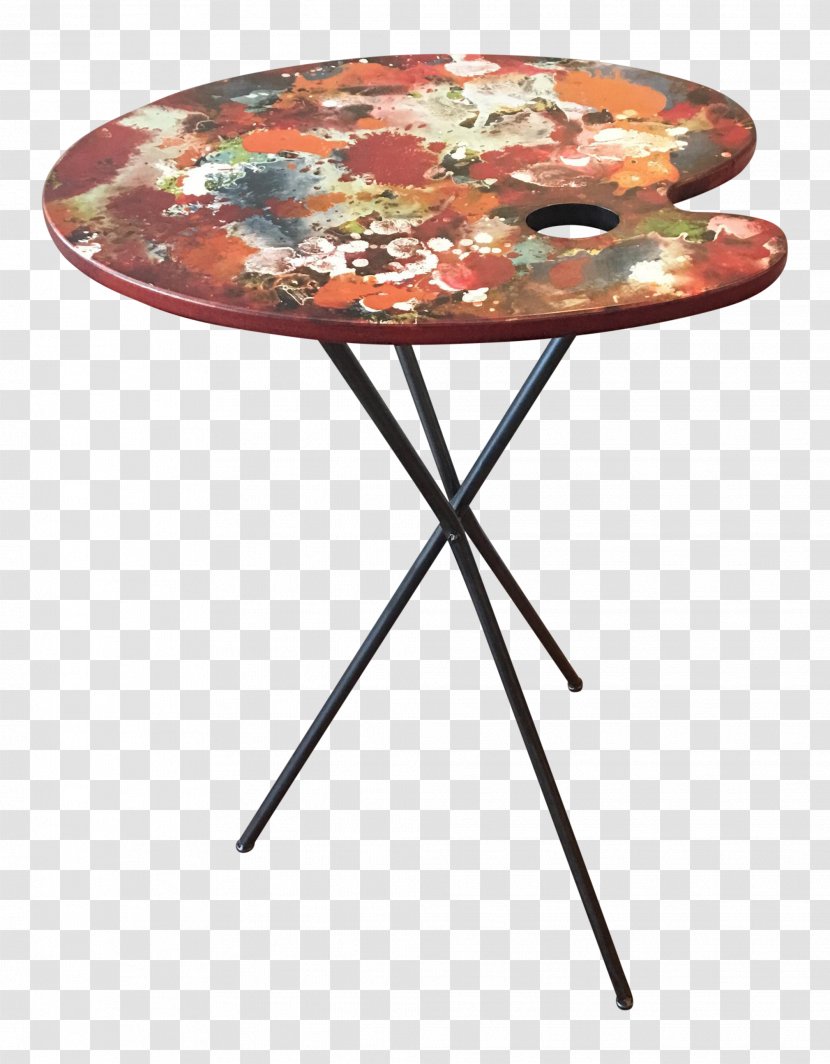 Palette Paint Chairish Artist - Three Legged Table Transparent PNG