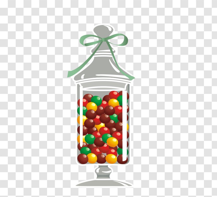 Jelly Bean Candy - Caramel - Ball Jar Free Vector Material Transparent PNG