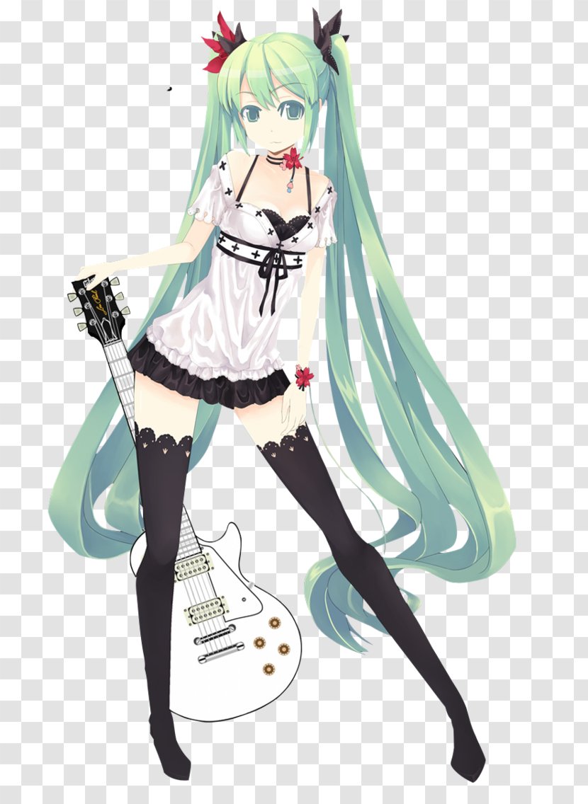 Hatsune Miku Vocaloid Photography DeviantArt Rendering - Watercolor Transparent PNG