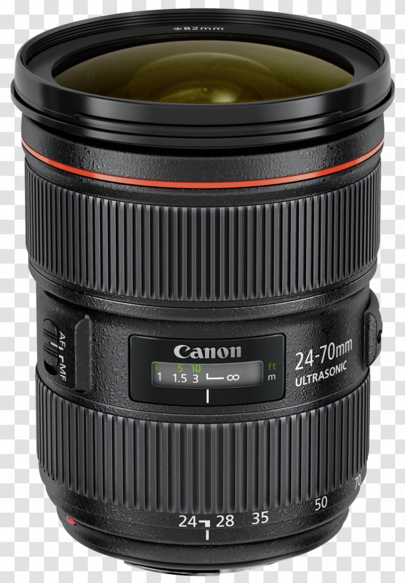 Canon EF Lens Mount 24-70mm F/2.8L II USM Camera - Fnumber Transparent PNG