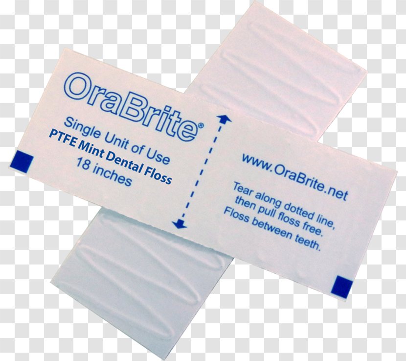 Dental Floss Polytetrafluoroethylene Dentistry OralLine - Paper - DENTAL FLOSS Transparent PNG
