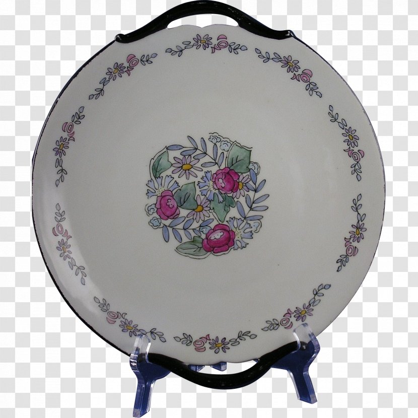Plate Platter Porcelain Tableware - Hand-painted London Transparent PNG