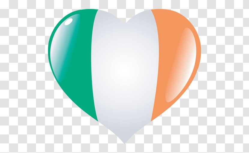 Flag Of Ireland Royalty-free Clip Art - Heart - Frame Transparent PNG