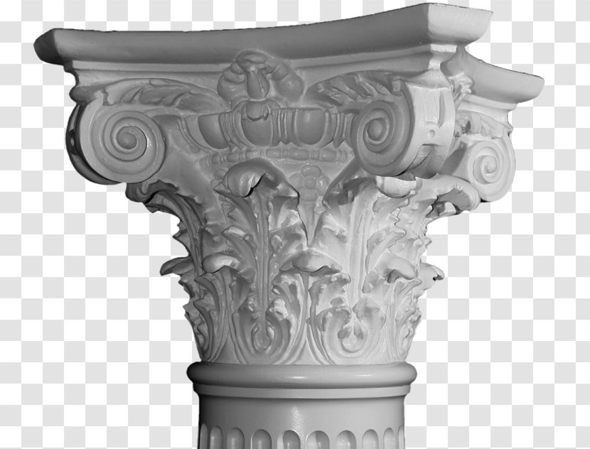 Column Composite Material Capital Attic Base Architectural Engineering - Pedestal - Marble Pillar Transparent PNG