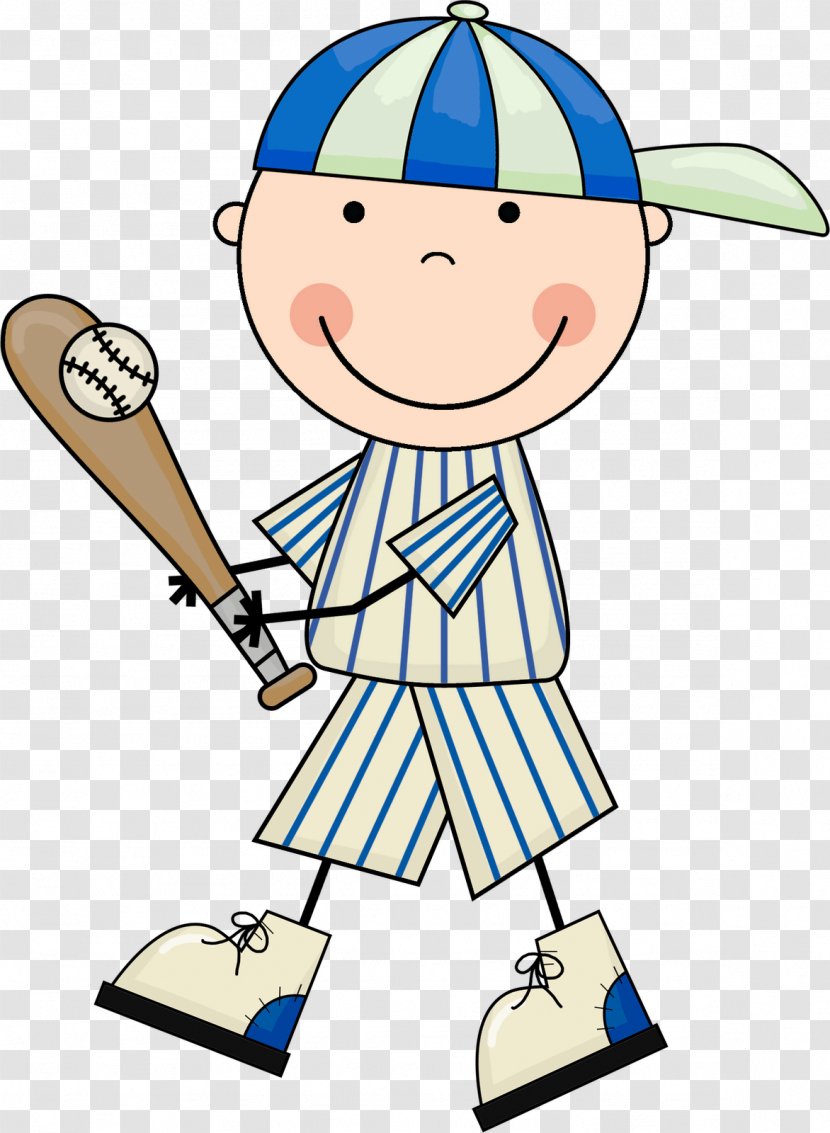 Baseball Child Batting Clip Art - Artwork - Character Cliparts Transparent PNG