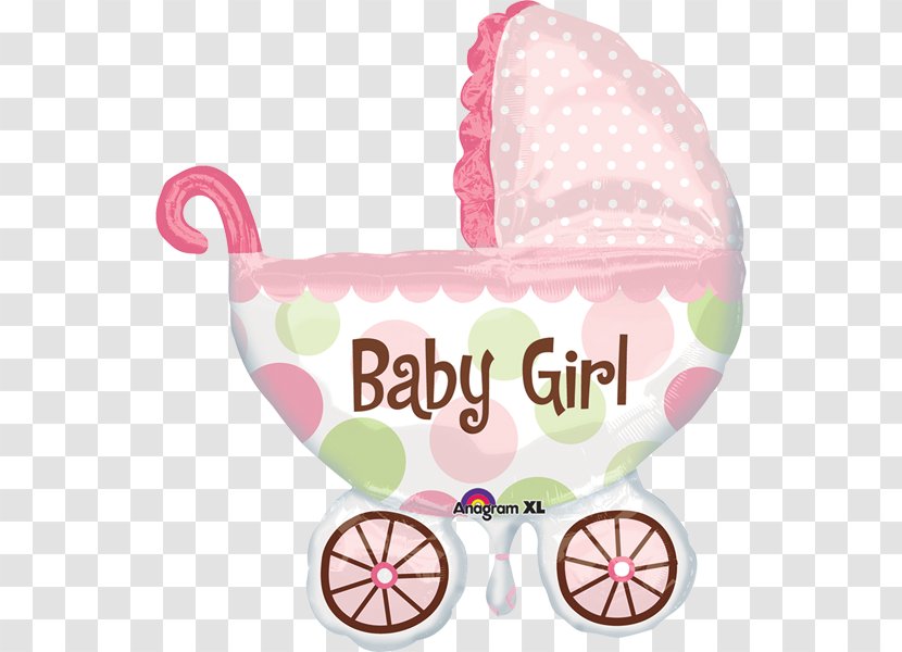 Mylar Balloon Baby Shower Transport Party - Watercolor Transparent PNG