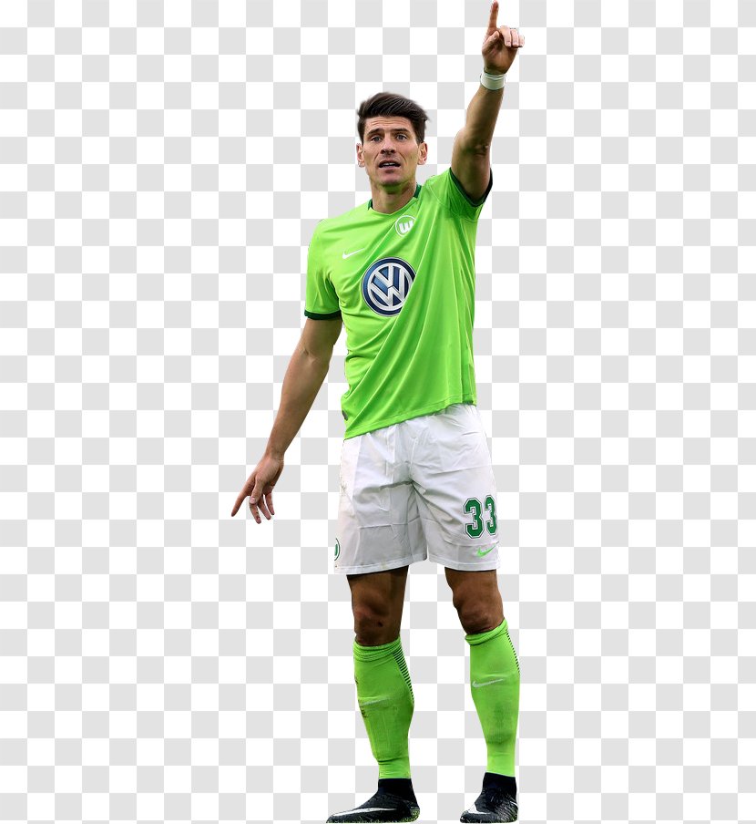 Mario Gómez Jersey VfL Wolfsburg Football Player - Vfl - Miroslav Klose Transparent PNG
