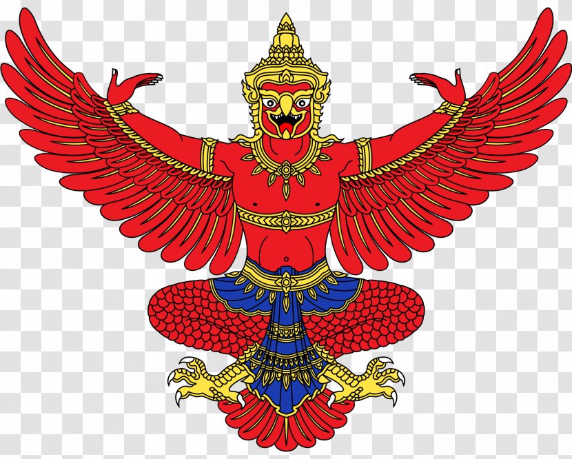Emblem Of Thailand Symbol Garuda Flag Transparent PNG