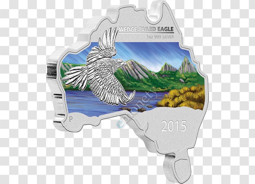 Perth Mint Wedge-tailed Eagle Silver Coin - Ounce - Australian Dollar Transparent PNG