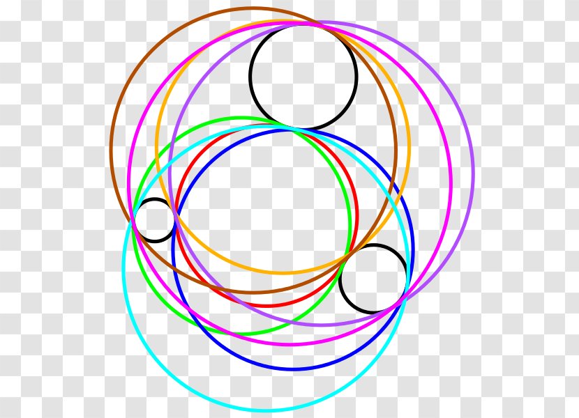 Problem Of Apollonius Circles Jewellery Area - Clothing Accessories - Circle Transparent PNG