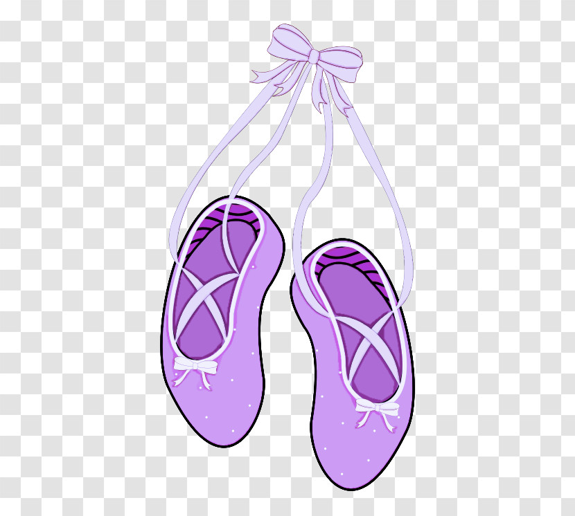 Footwear Violet Purple Shoe Ballet Shoe Transparent PNG