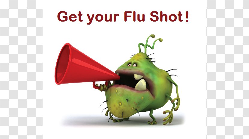 Influenza Vaccine Flu Season Clip Art - Organism - Bug Cliparts Transparent PNG