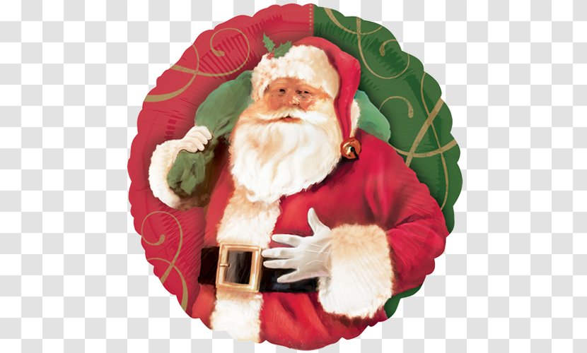 Santa Claus Father Christmas Balloon Rudolph Transparent PNG