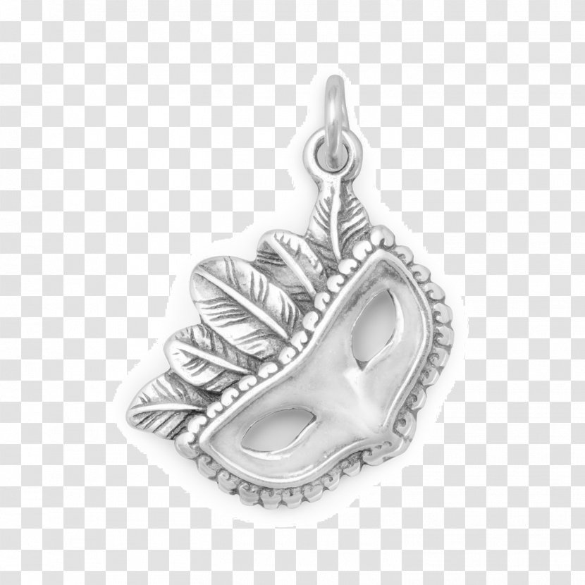 Locket Charm Bracelet Silver Jewellery Charms & Pendants - Body Jewelry - Mardi Gras Mask Transparent PNG