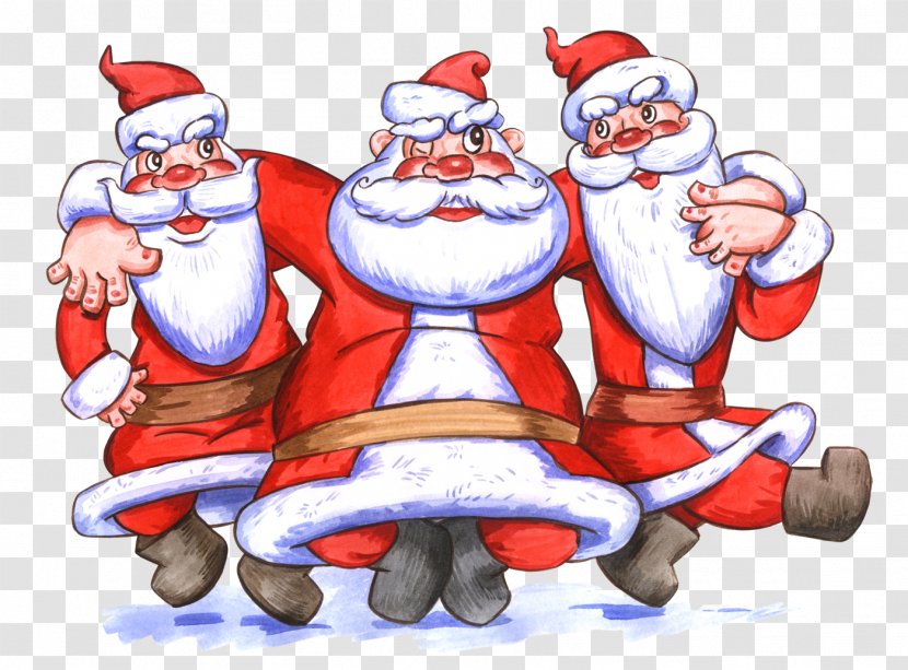 Santa Claus Ded Moroz T-shirt Christmas New Year Transparent PNG