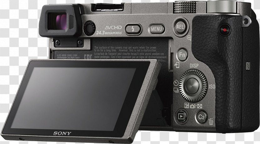 Sony α6000 α5000 Mirrorless Interchangeable-lens Camera 索尼 Transparent PNG