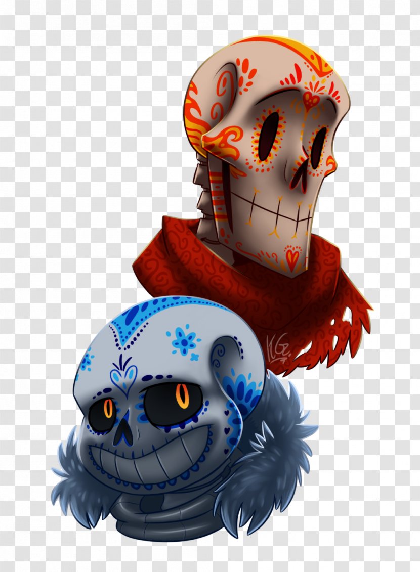 Calavera Skull Undertale Mexican Cuisine Fan Art Transparent PNG