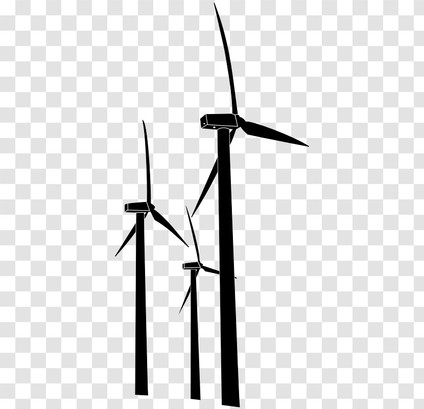 Wind Farm Turbine Clip Art Windmill Power - Design Transparent PNG