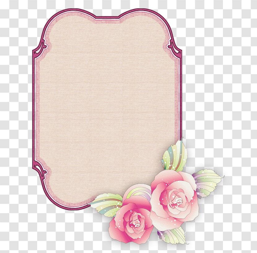 Design Scrapbooking Birthday GIF Clip Art - Pink - Blank Flyer Transparent PNG