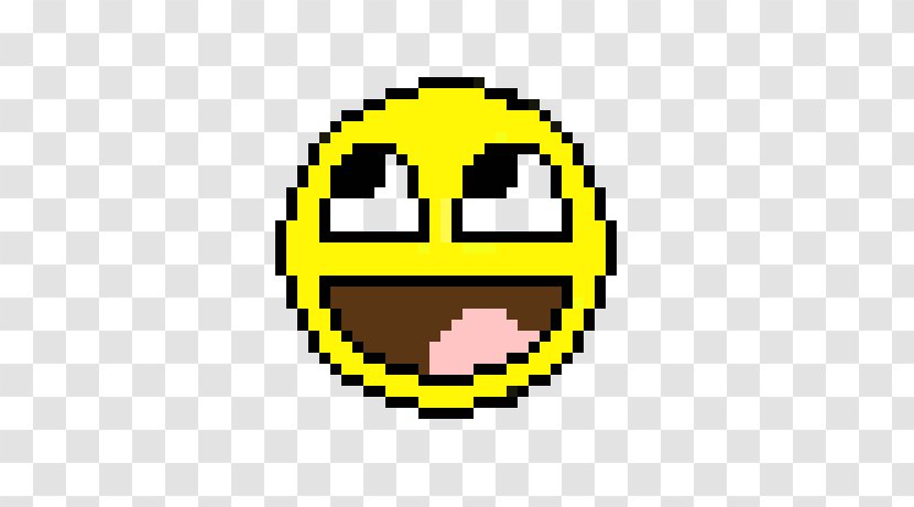Smiley Pixel Art Cross-stitch Emoticon Clip - Smile - Emoji Transparent PNG