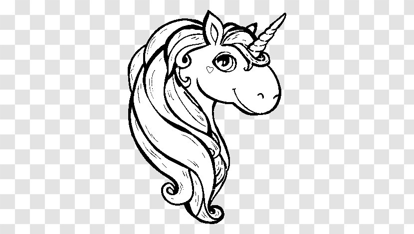 Drawing Pony Painting - Monochrome - Unicornio Transparent PNG