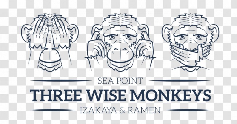 Three Wise Monkeys Japanese Cuisine Restaurant - Silhouette - THREE WISE MonkeyS Transparent PNG