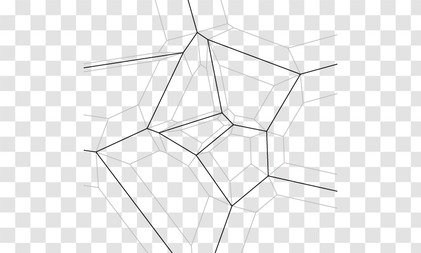 Line Crease Pattern Point Symmetry - Black Transparent PNG