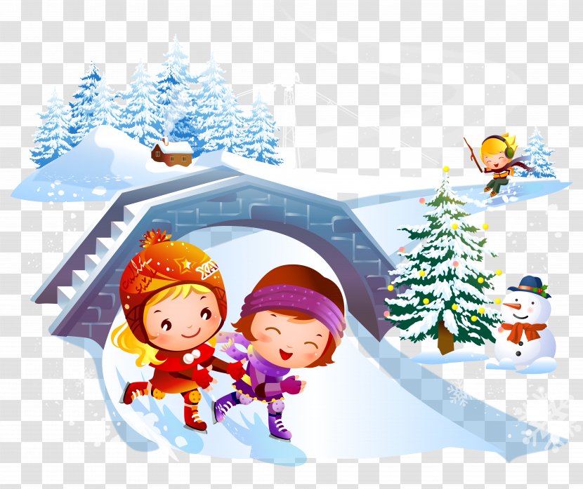 Winter Olympic Games Holiday Child - Skiing Transparent PNG